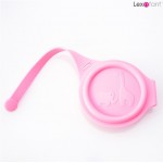 矽膠摺疊奶嘴/零食收納盒 (粉紅色) - Lexngo - BabyOnline HK