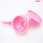 矽膠摺疊奶嘴/零食收納盒 (粉紅色) - Lexngo - BabyOnline HK