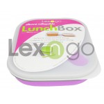 Silicone Collapsible Noddle Box 850ml (Purple) - Lexngo - BabyOnline HK