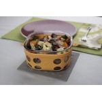 Glass Food Storage with Silicone Sleeve 950ml - Huckleberry - LifeFactory - BabyOnline HK