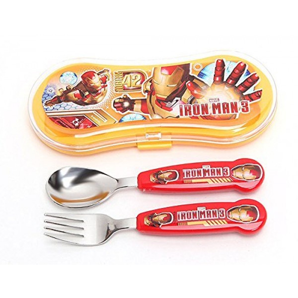 Iron Man 3 - Spoon & Fork Set with Case - Lilfant - BabyOnline HK