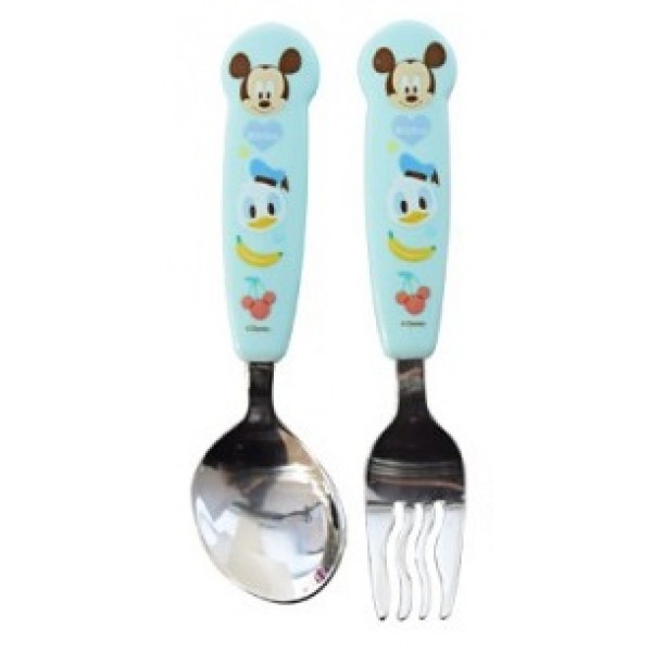 Baby Mickey - Spoon & Fork Set - Lilfant - BabyOnline HK
