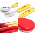 Mickey Mouse - Spoon & Fork Set with Case - Lilfant - BabyOnline HK