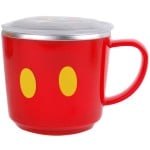 米奇老鼠 - 不鏽鋼內膽杯連蓋 - 紅色 - Lilfant - BabyOnline HK