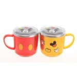 Mickey Mouse - Stainless Steel Cup with Lid - Red - Lilfant - BabyOnline HK