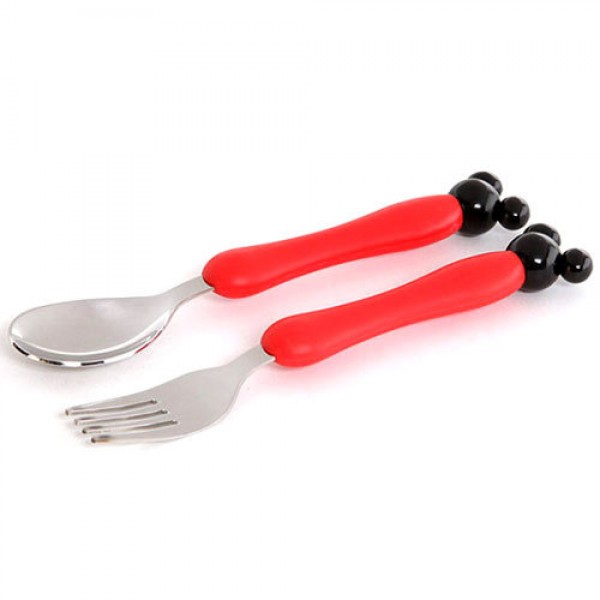 Mickey Mouse - Spoon & Fork Set - Lilfant - BabyOnline HK
