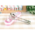 Hello Kitty - Spoon & Fork with Case - Lilfant - BabyOnline HK