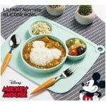 米奇老鼠 - 防滑矽膠餐墊碟 (Mint) - Lilfant - BabyOnline HK