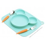 Mickey Mouse - Silicone Placemat (Mint) - Lilfant - BabyOnline HK