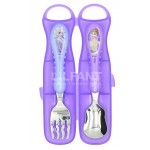 Disney FROZEN II - Spoon & Fork Set with Case - Lilfant - BabyOnline HK