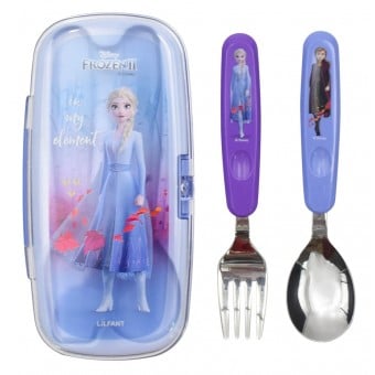 Disney FROZEN II - Spoon & Fork Set with Case