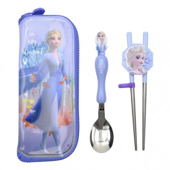 Disney FROZEN II - Spoon, Chopstick with Bag