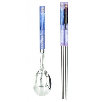 Disney FROZEN II - Stainless Steel Chopsticks & Spoon