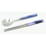 Disney FROZEN II - Stainless Steel Chopsticks & Spoon - Lilfant - BabyOnline HK