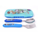 Disney Toy Story 4 - Spoon & Fork Set with Case - Lilfant - BabyOnline HK