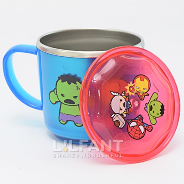 Marvel Avengers - Stainless Steel Cup with Lid - Lilfant - BabyOnline HK
