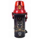 Marvel Iron Man - Bottle with Lid & Strap 480ml - Lilfant - BabyOnline HK