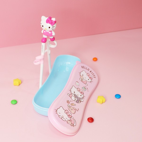 Hello Kitty - Training Chopsticks with Case - Lilfant - BabyOnline HK