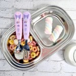Kuromi - 304 Stainless Steel Spoon & Fork with Case - Lilfant - BabyOnline HK