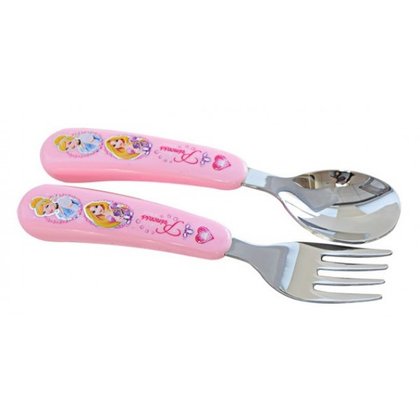 Disney Princess - Spoon & Fork Set - Lilfant - BabyOnline HK