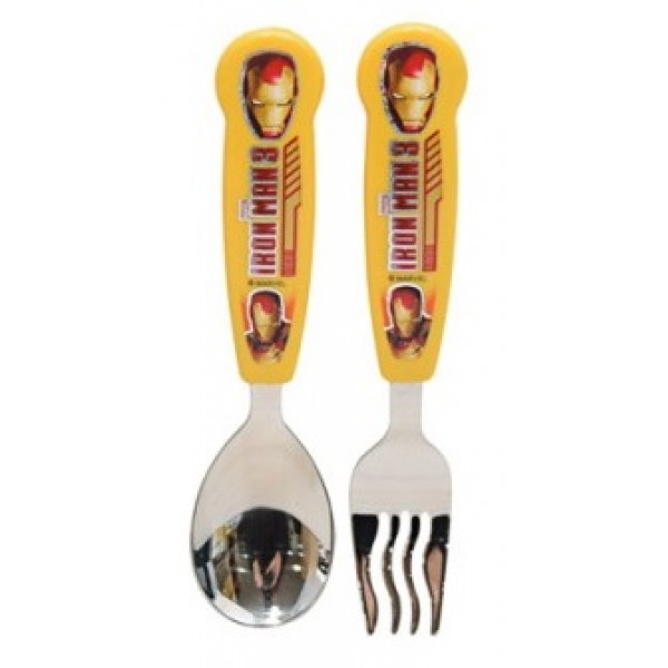 Marvel Ironman 3 - Spoon & Fork Set - Lilfant - BabyOnline HK