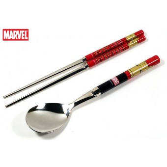 Marvel Ironman 3 - 不鏽鋼小童匙筷子
