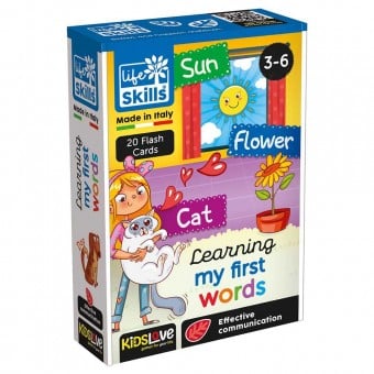 Kidslove Life Skills Flash Cards - Learning My First Words