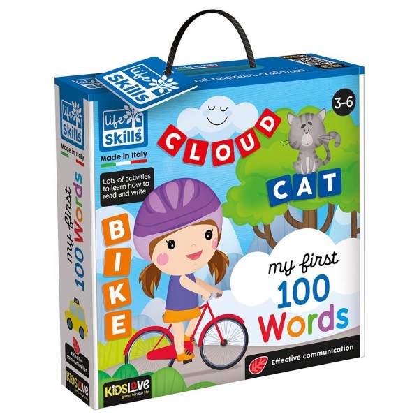 Kidslove Life Skills - My First 100 Words - Lisciani - BabyOnline HK