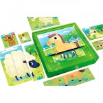 Carotina Baby - 9 Progressive Puzzles - Farm Animals - Lisciani - BabyOnline HK