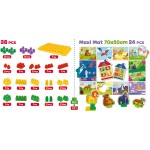 Carotina Baby - Baby Blocks - Play Mat (Maxi 70 x 50cm) - Lisciani - BabyOnline HK