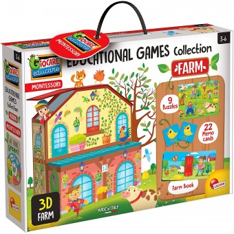 Giocare Educare - Montessori - Educational Games Collection - Farm