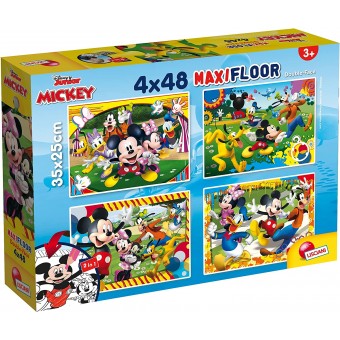 Disney Junior - Mickey - Maxi Floor Puzzle - Double Face 4 x 48