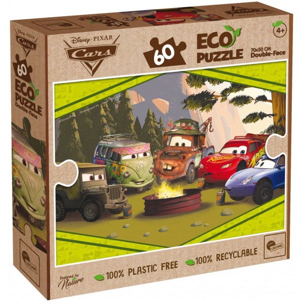 Disney Cars - Eco-Puzzle - Double Face (60 pcs) - Lisciani - BabyOnline HK
