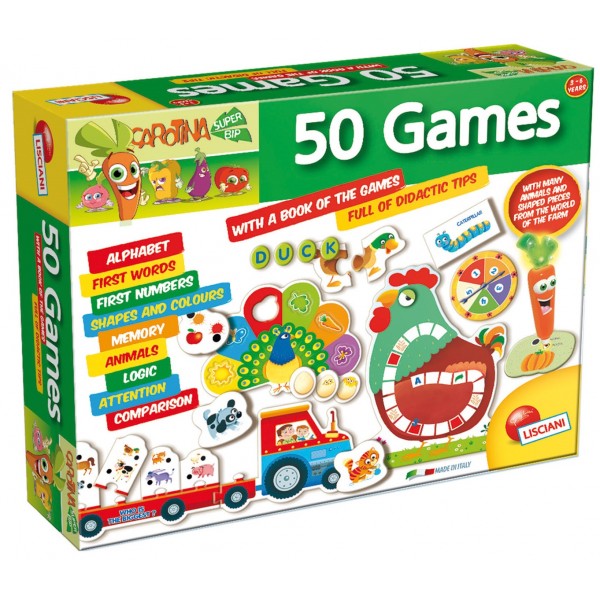 Carotina 50 Games - Lisciani - BabyOnline HK