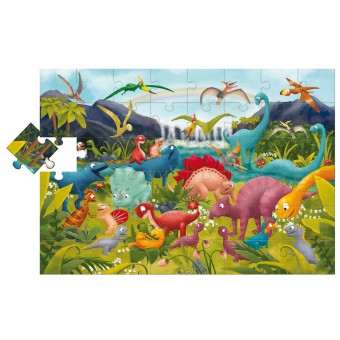 Ludattica - Giant Puzzle - Dinosaurs (48 pcs)