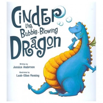 Cinder the Bubble-Blowing Dragon