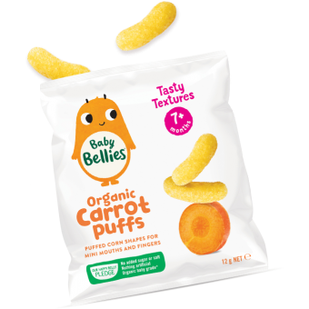 Organic Baby Puffs - Carrot 12g