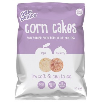 Organic Corn Cakes - Apple Blueberry 30g