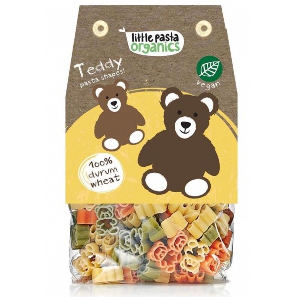 Organic Teddy Shaped Pasta 250g - Little Pasta Organics - BabyOnline HK