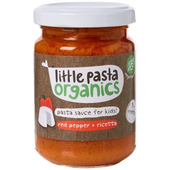 Organic Pasta Sauce for Kids - Red Pepper + Ricotta 130g