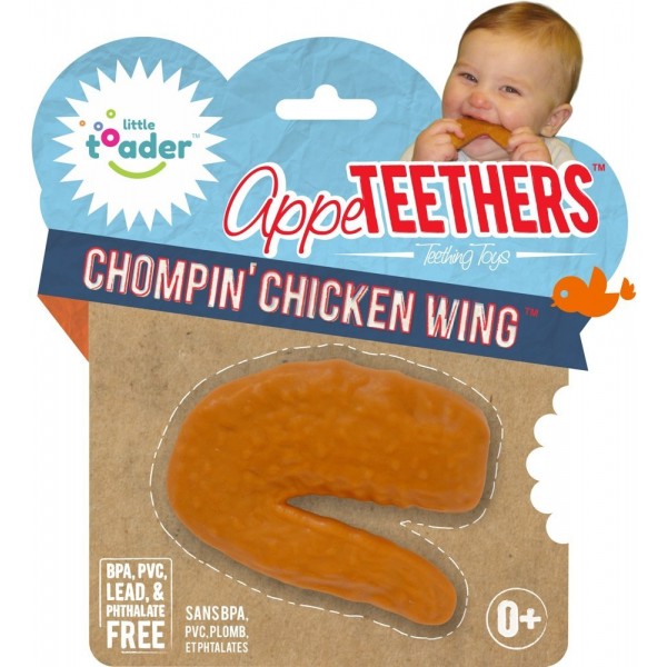 AppeTEETHERS Teething Toys - Chompin' Chicken Wing - Little Toader - BabyOnline HK