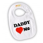 Bib (Daddy love Me) - White - LittleOne - BabyOnline HK