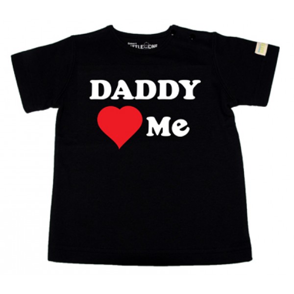 Black T-Shirt (DADDY love Me) - LittleOne - BabyOnline HK