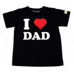 Black T-Shirt (I love DAD) - LittleOne - BabyOnline HK