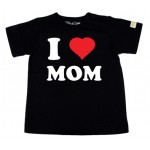 Black T-Shirt (I love MOM) - LittleOne - BabyOnline HK