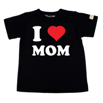 Black T-Shirt (I love MOM)