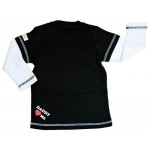 Long Sleeve T-Shirt - Black (I love DAD) - 3-4歲 - LittleOne
