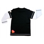Long Sleeve T-Shirt - Black (I love U) - LittleOne - BabyOnline HK