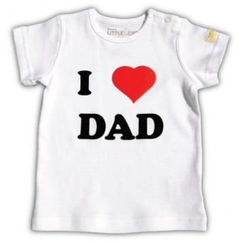 Kids T-Shirt (I love Dad) - Size 1-2Y