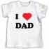 Kids T-Shirt (I love Dad) - Size 1-2Y